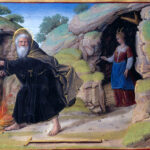 Jean Poyer: dal Libro delle Ore di Enrico VIII. Tentazioni di Sant'Antonio Abate