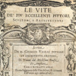 Giorgio Vasari - Le vite de' più eccellenti architetti, pittori, et scultori italiani