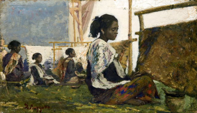 Leonardo Bazzaro (1853-1037): Morettine fabbricanti di tappeti