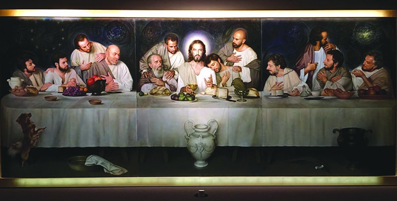 Ultima Cena dipinta da Ulisse Sartini