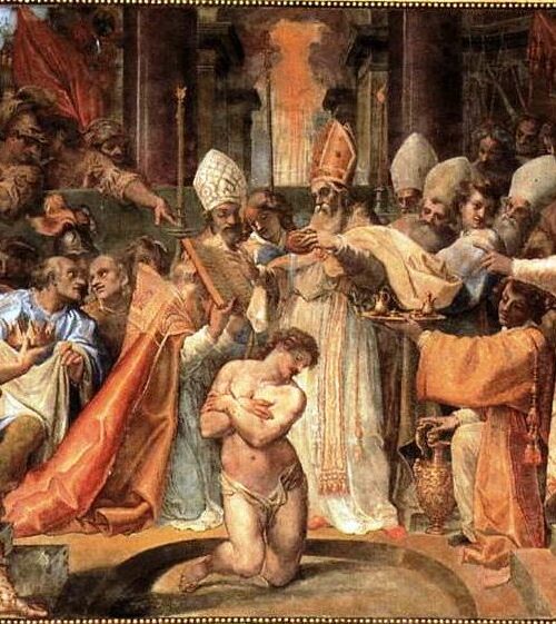 Il Mito e il Sacro: Il Battesimo di Costantino nelle Arti Visive