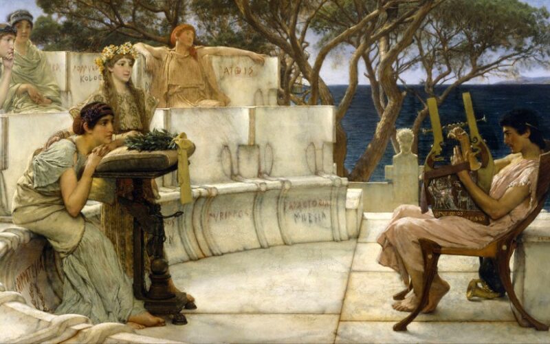 Lawrence Alma-Tadema - Saffo e Alceo