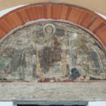 Salone Dugentesco a Vercelli: la lunetta dipinta