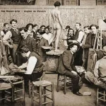 The Ecole des Beaux-Arts painting studio.
