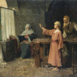 Giacomo Grosso - Sacra Famiglia