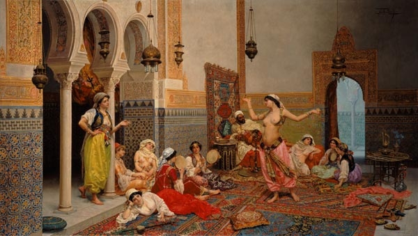 Giulio Rosati (1861-1917): Danza nell'harem