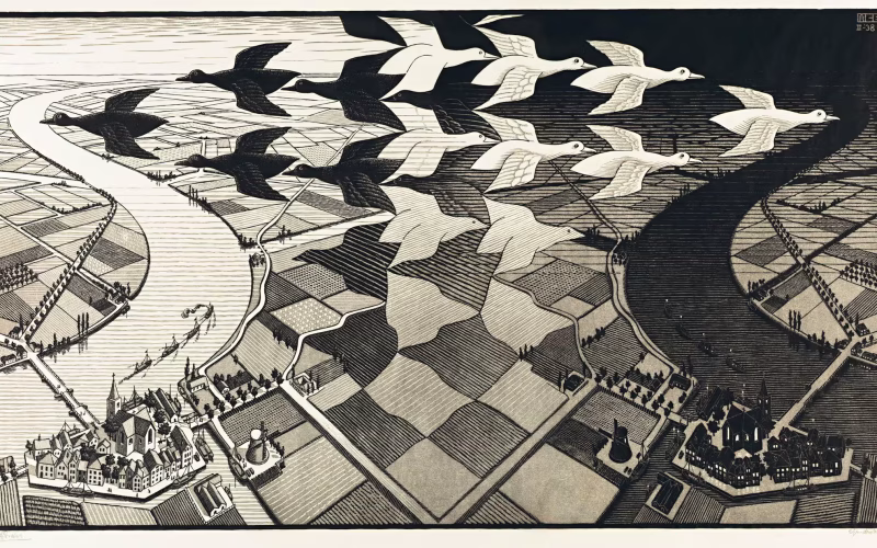 Maurits Cornelis Escher: L’Arte del Segno tra Illusione, Matematica e Surrealismo